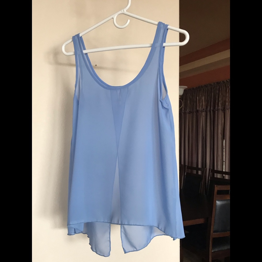 Cute Chiffon(See through)Tank top,fly away Design